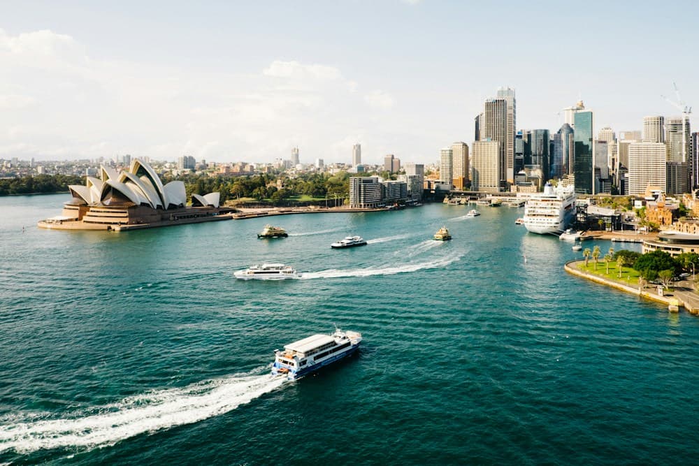Opéra et baie de Sydney